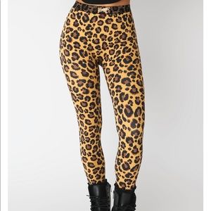 Adam Selman Sport Leopard Leggings